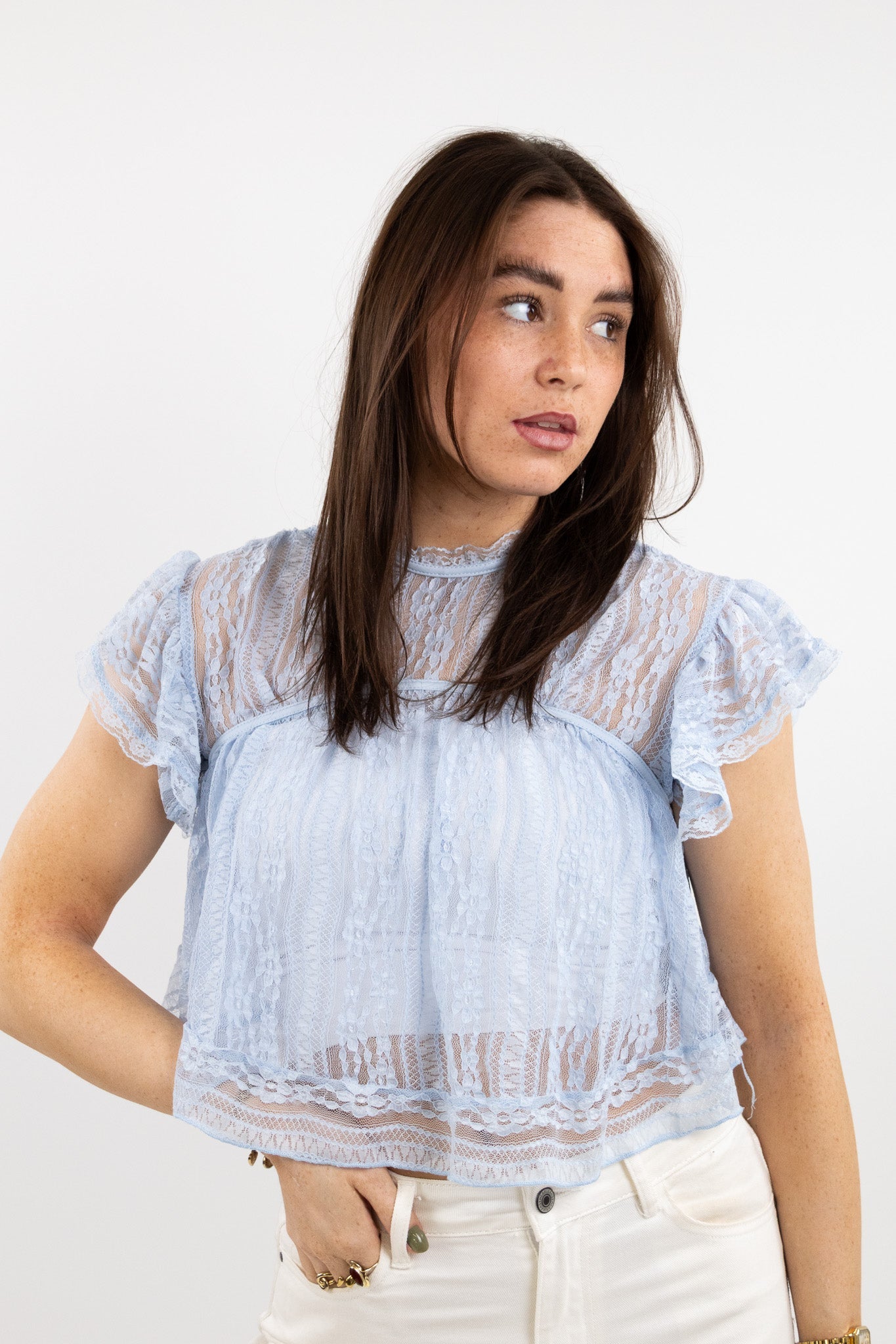 Blossom lace top
