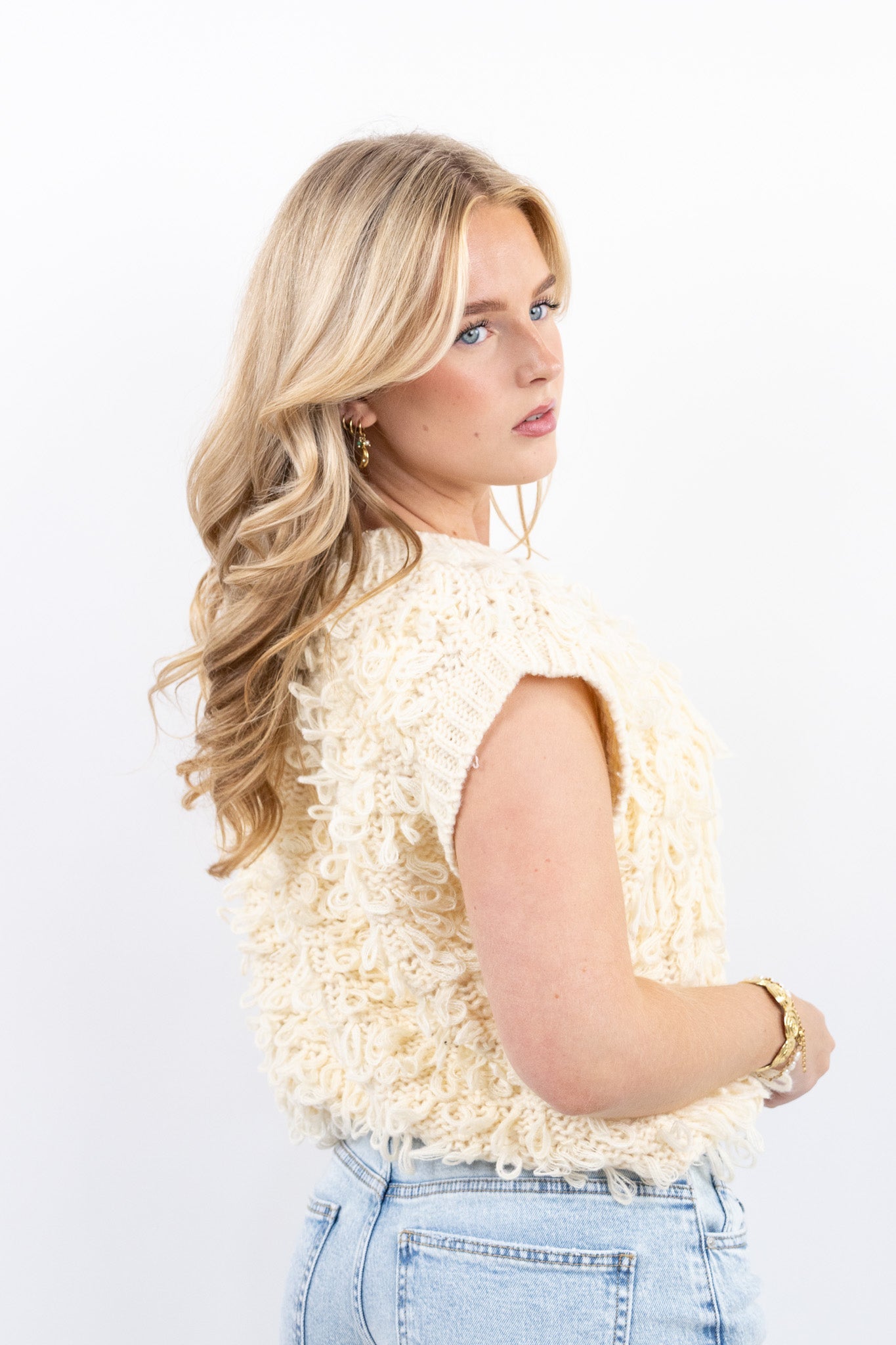Cloudy Knit Vest
