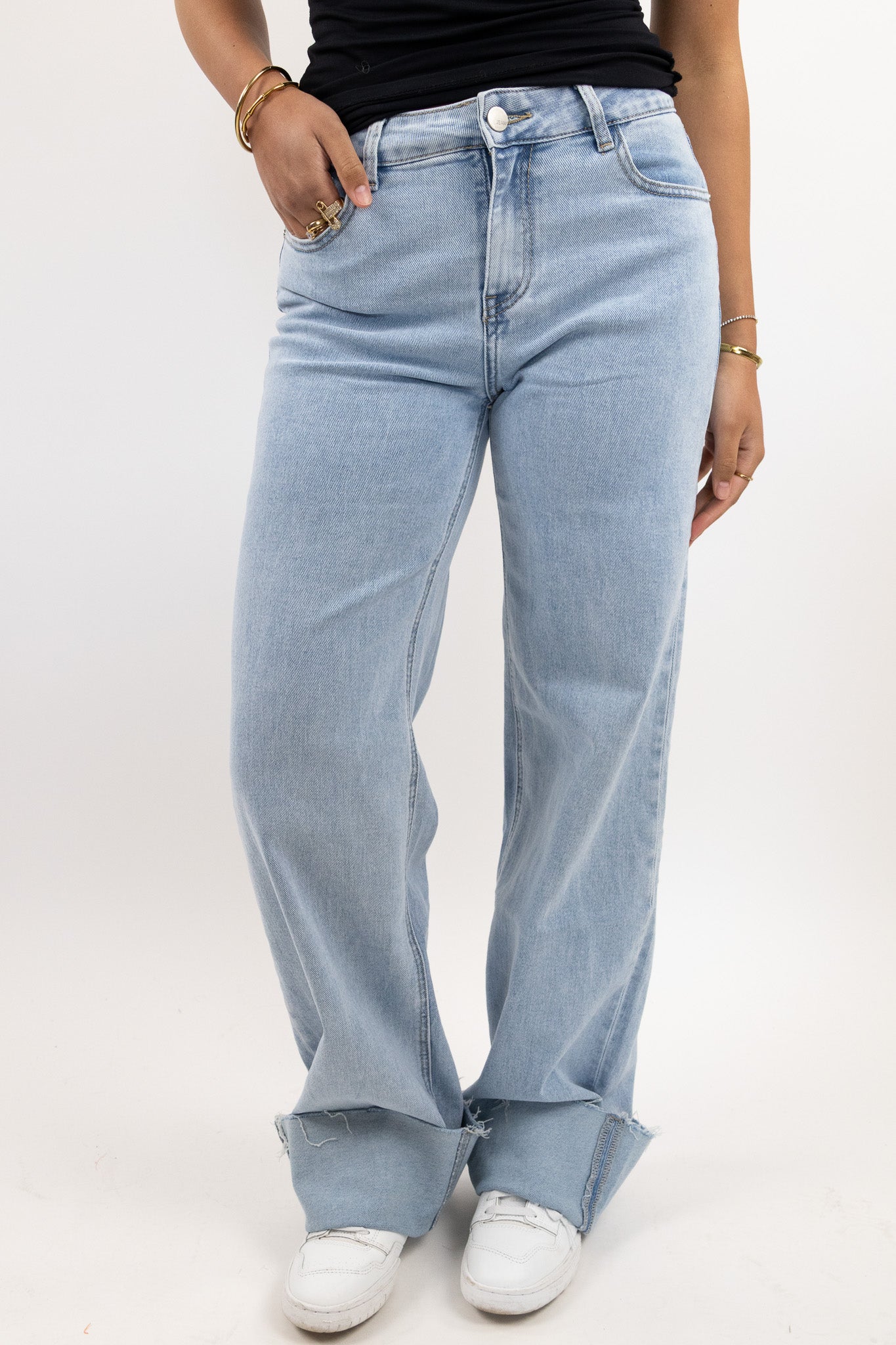 Ruby wide leg jeans - stretch