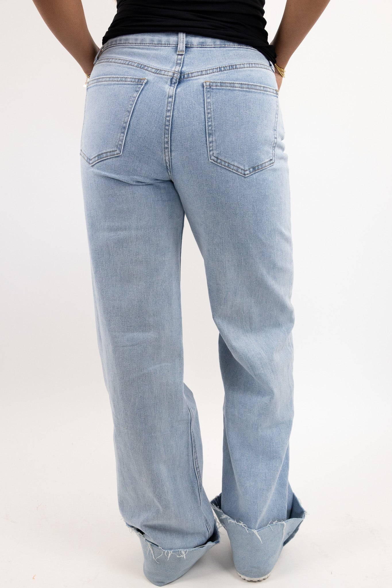 Ruby wide leg jeans - stretch