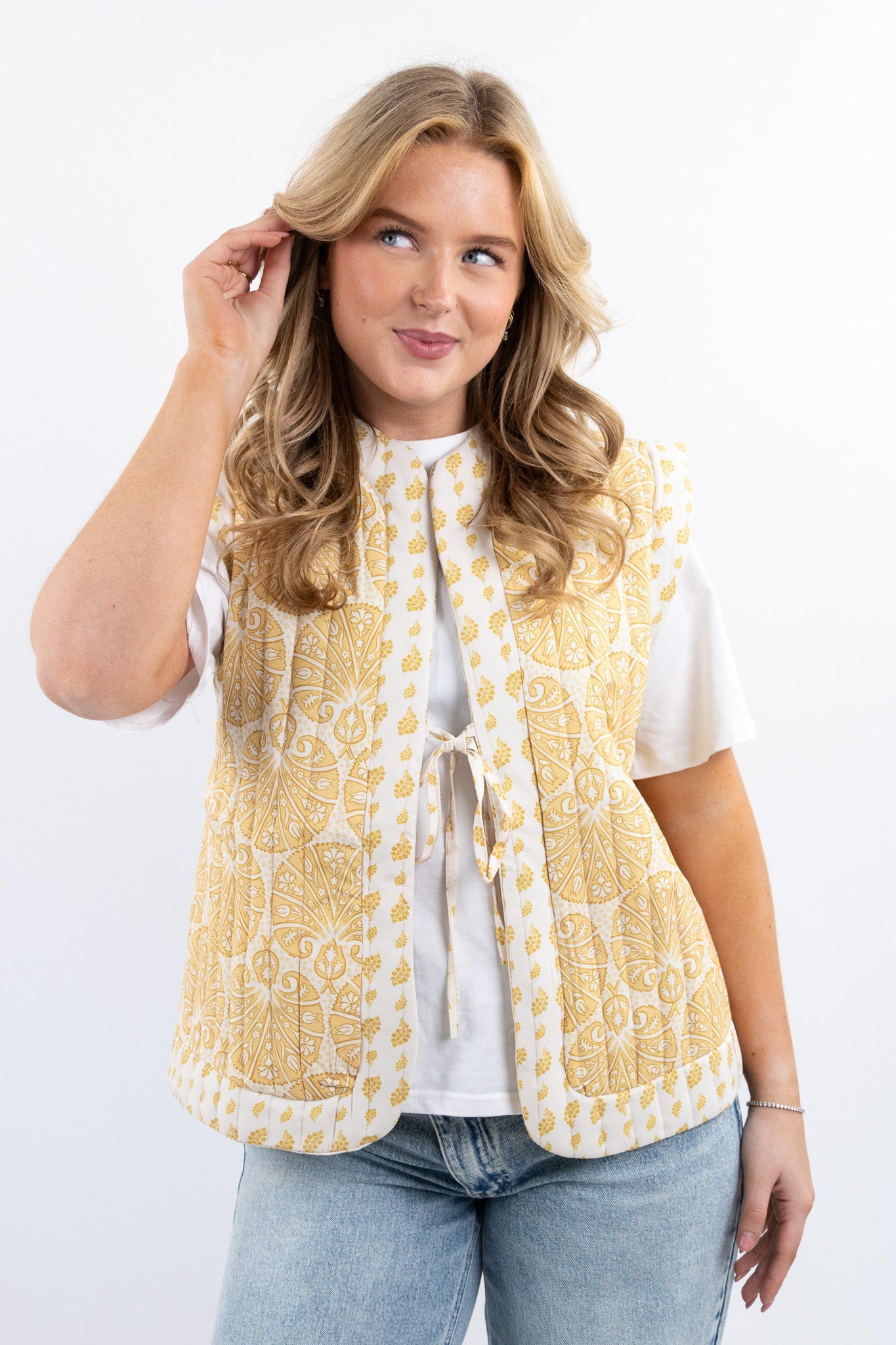 Milly flower gilet