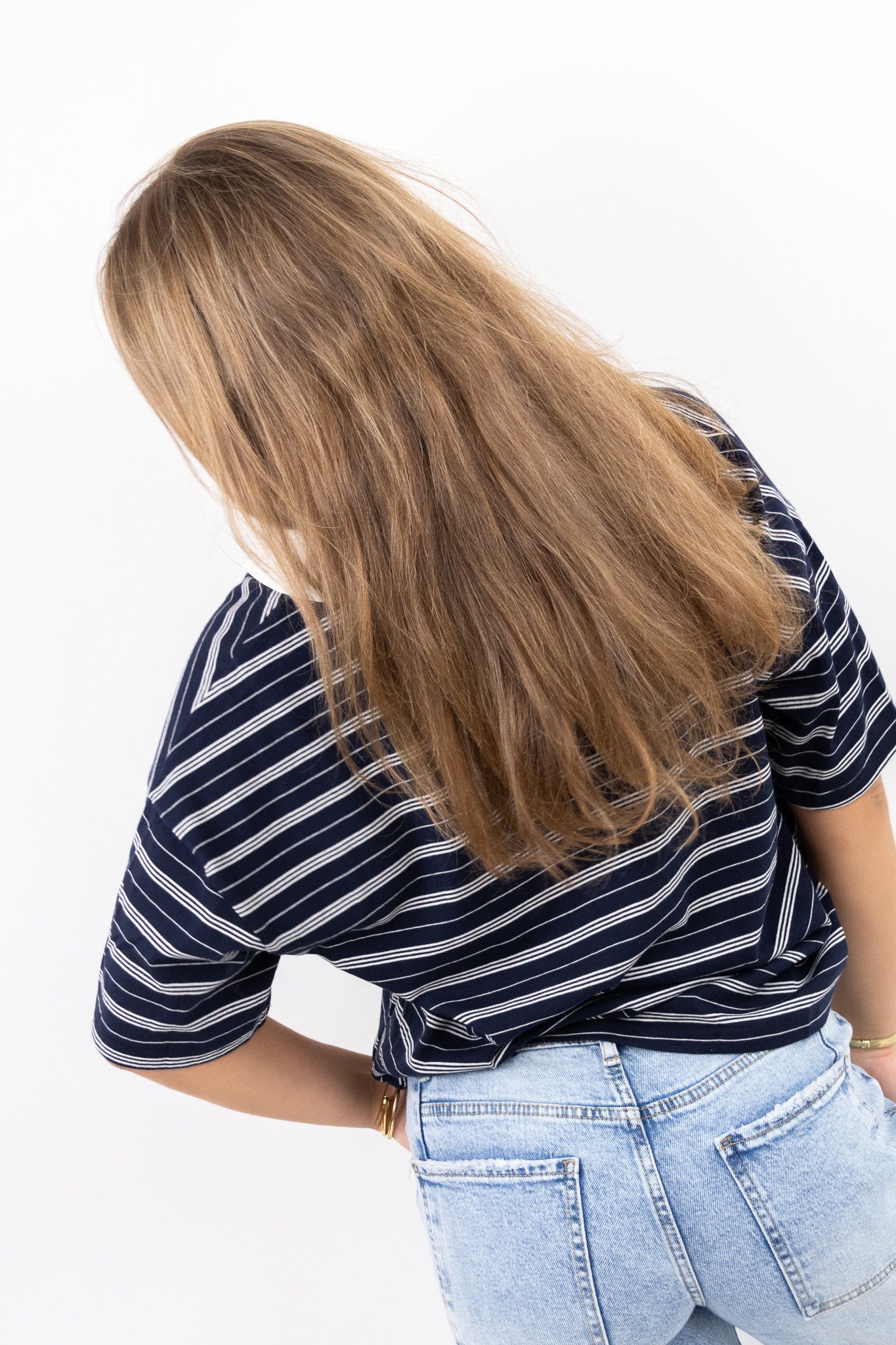 Striped Polo Tee