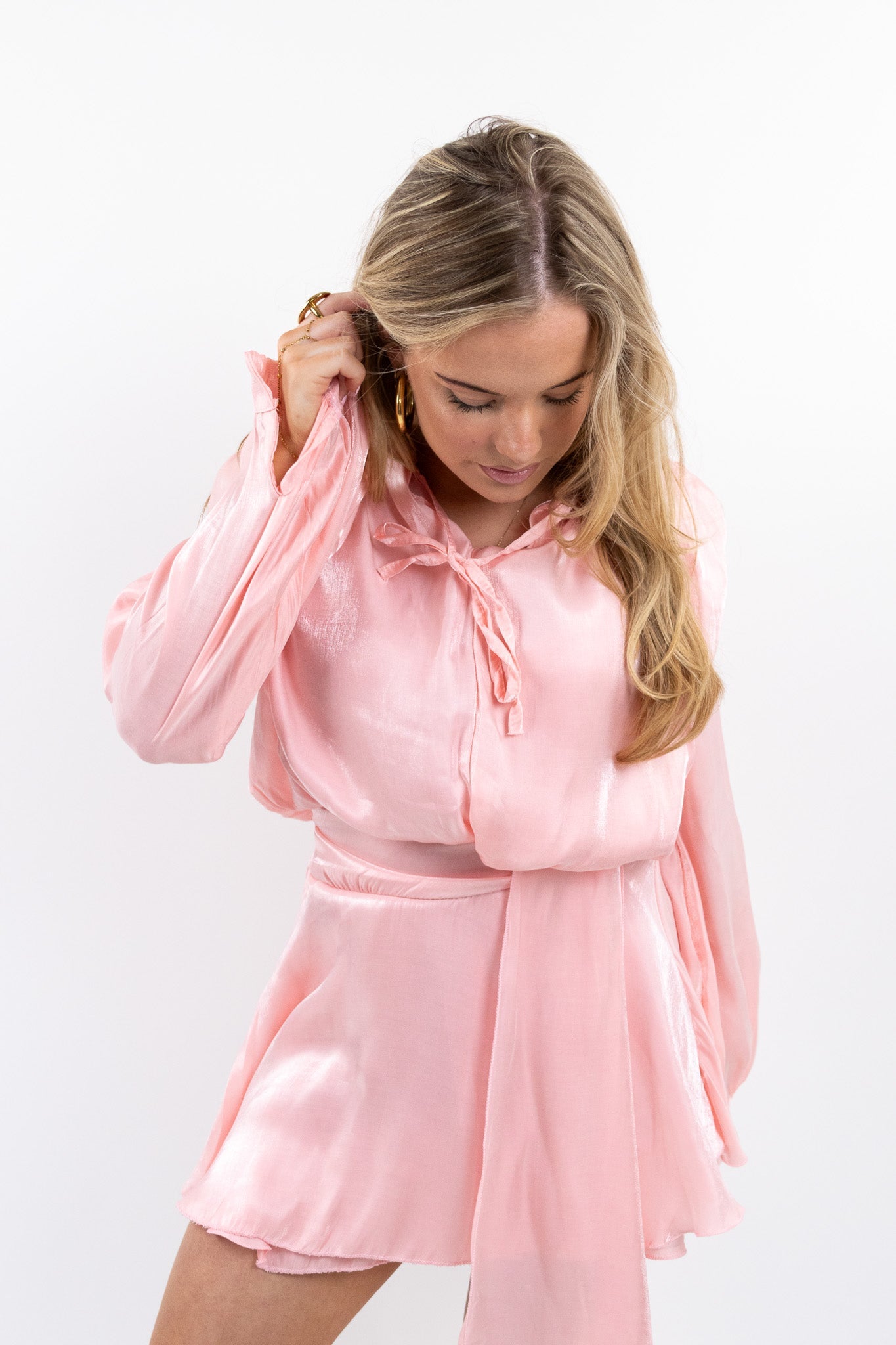 Fae satin dress