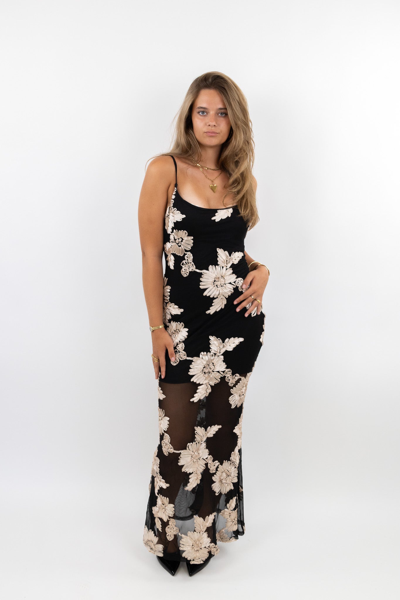Mesh Flower Dress