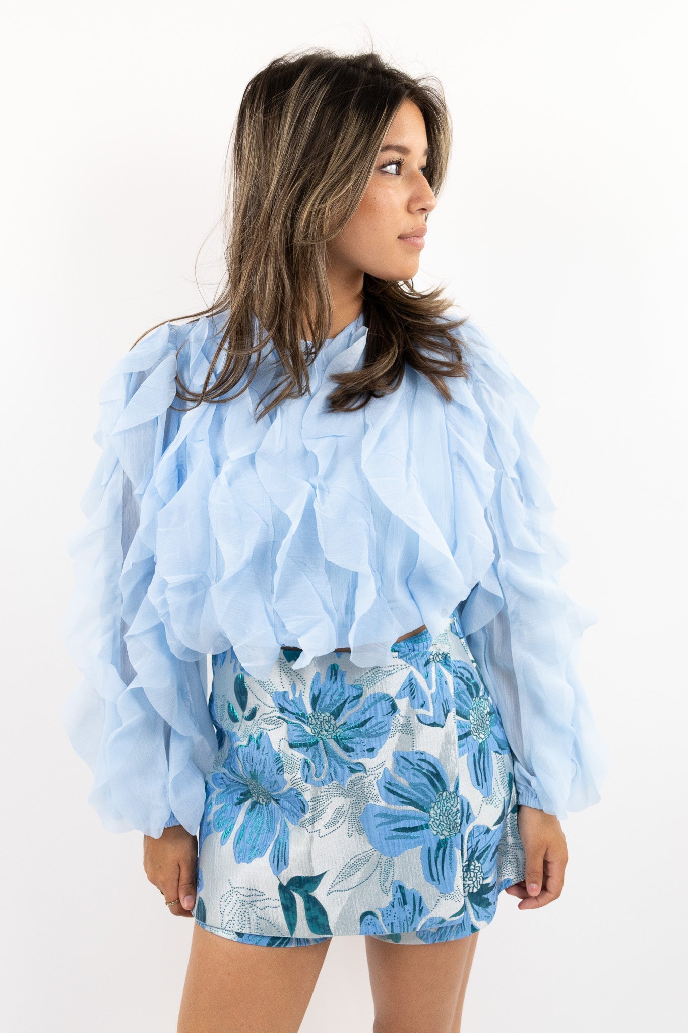 Noelia flower skort