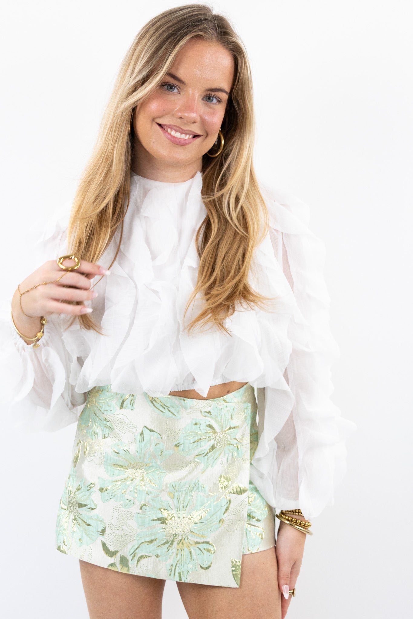 Noelia flower skort