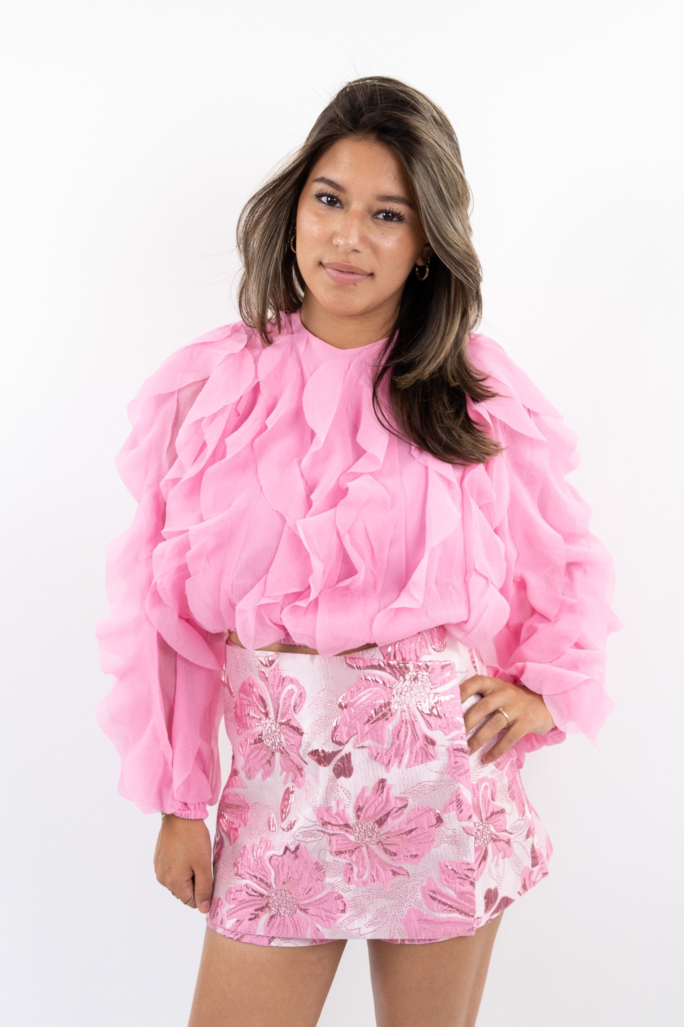 Noelia flower skort