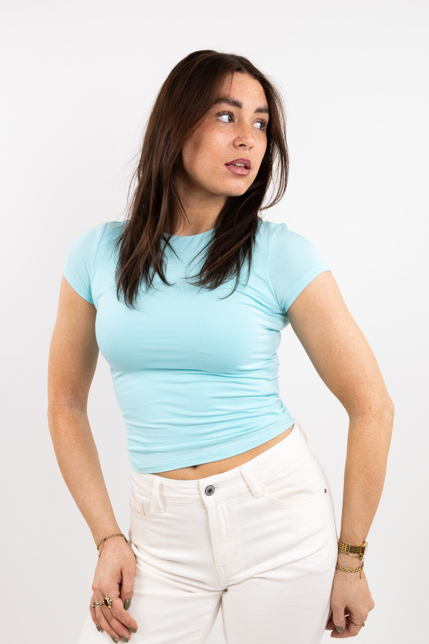Leah base top short sleeve