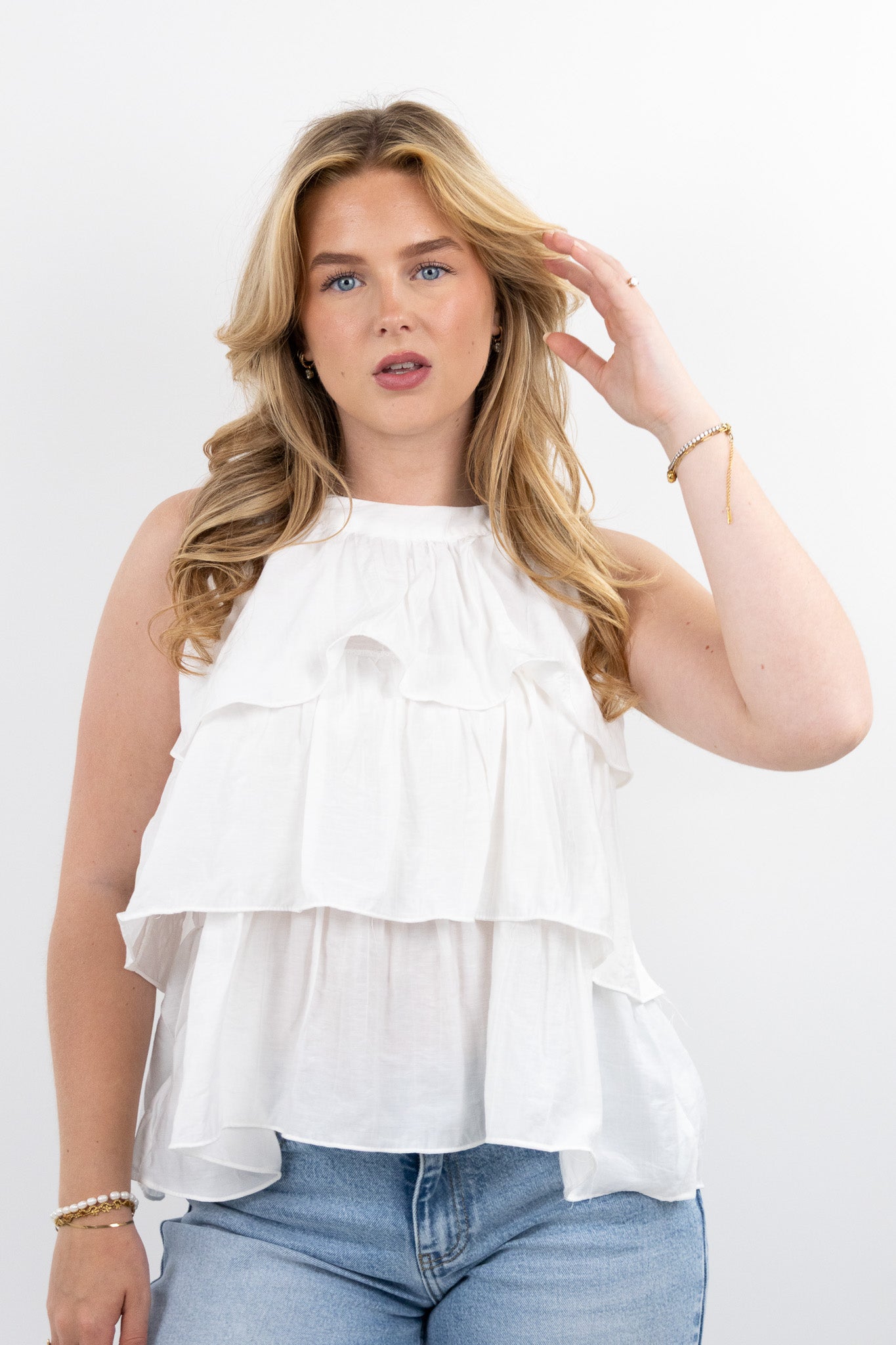 Fancy ruffle top