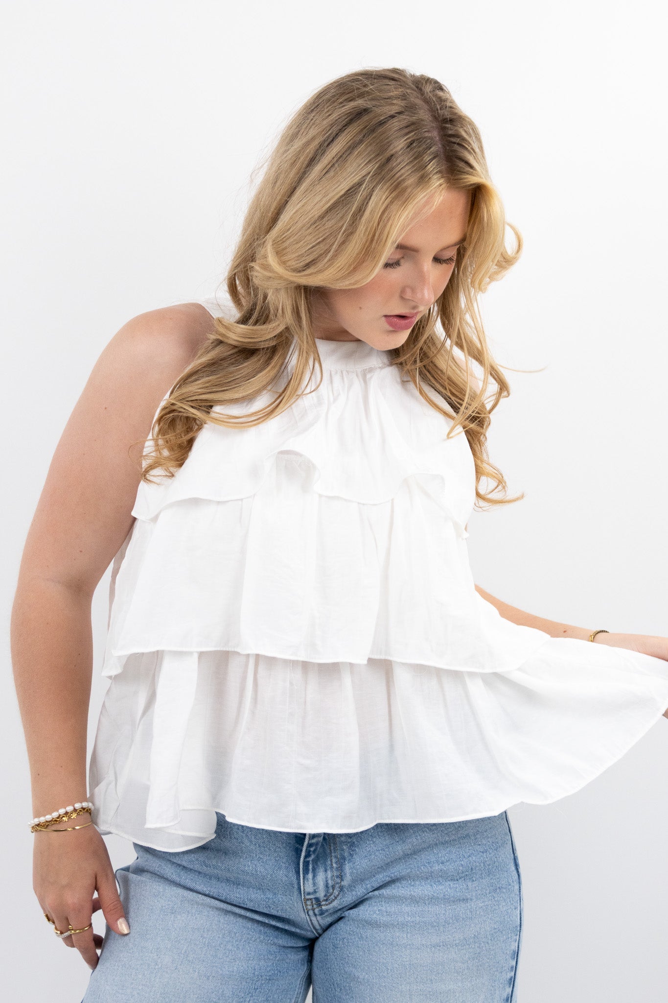 Fancy ruffle top