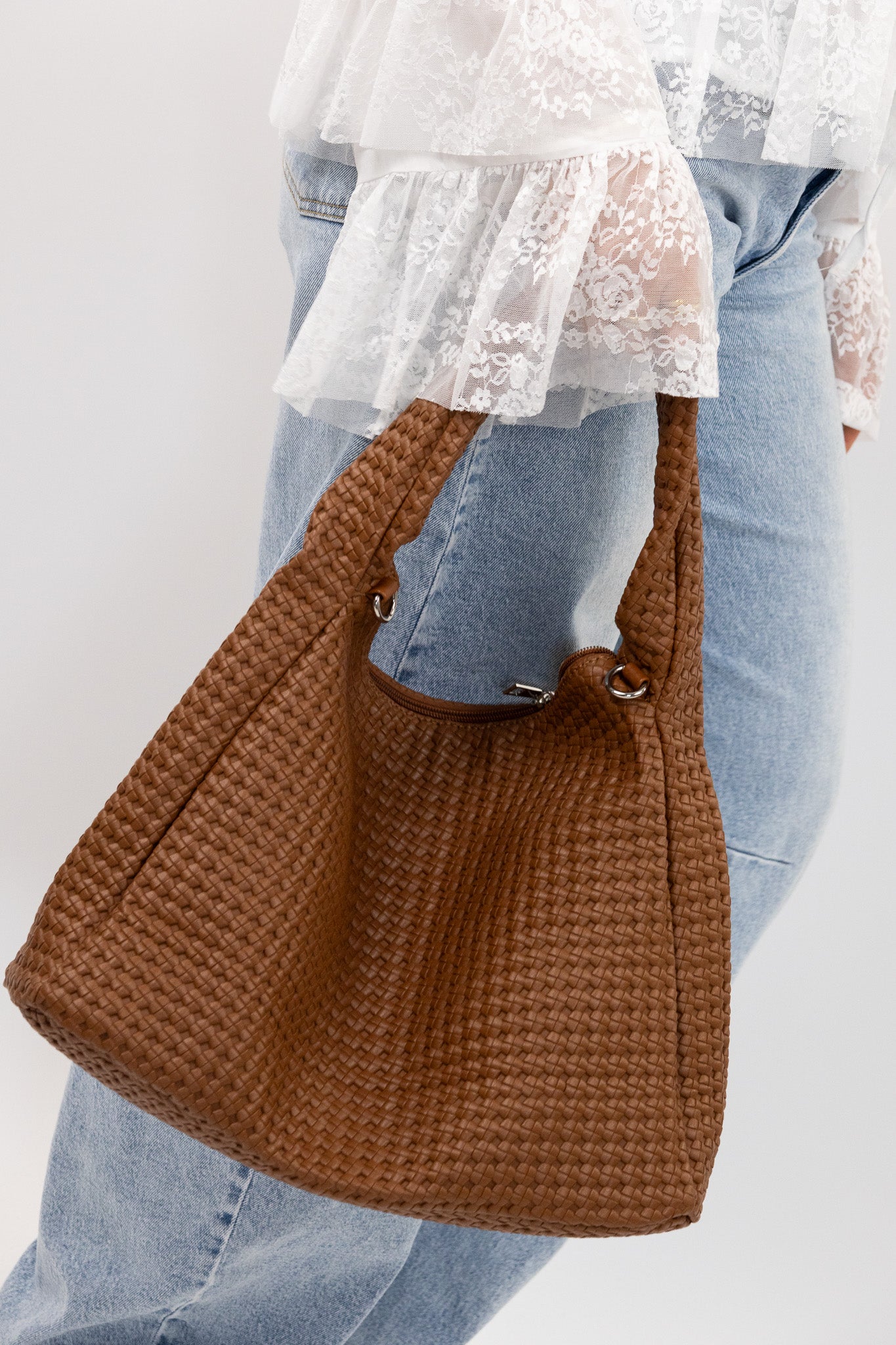 Riva Woven Shoulder Bag