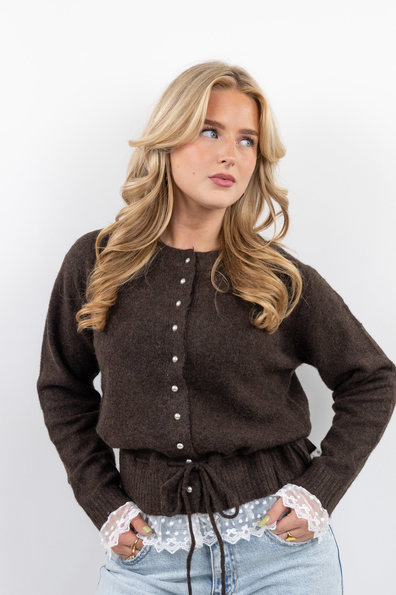 Soft Pearl Cardigan