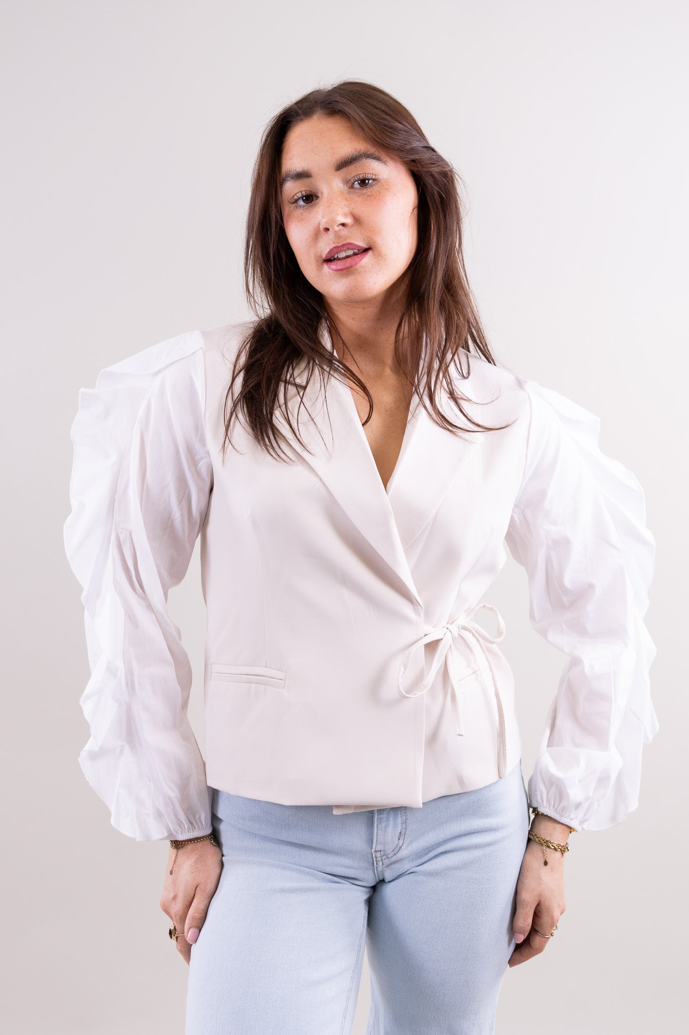 Lynn wrap blazer